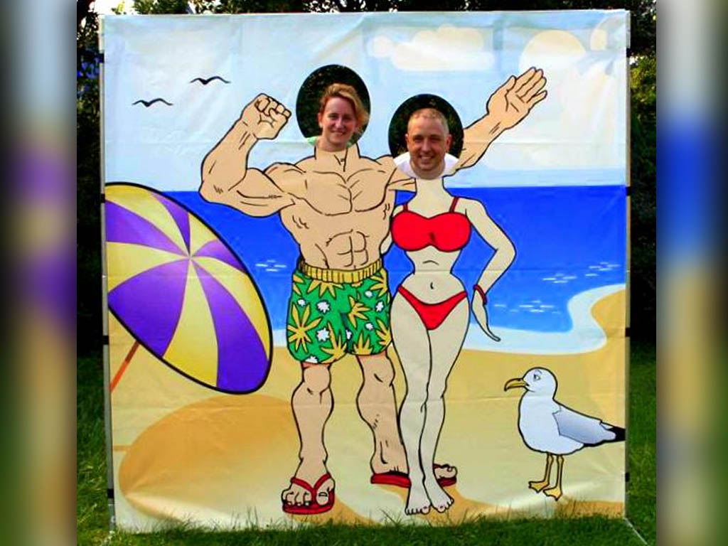 Beach Photo Cut-Out
