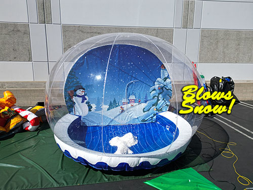 Inflatable Snow Globe Photo Station 2